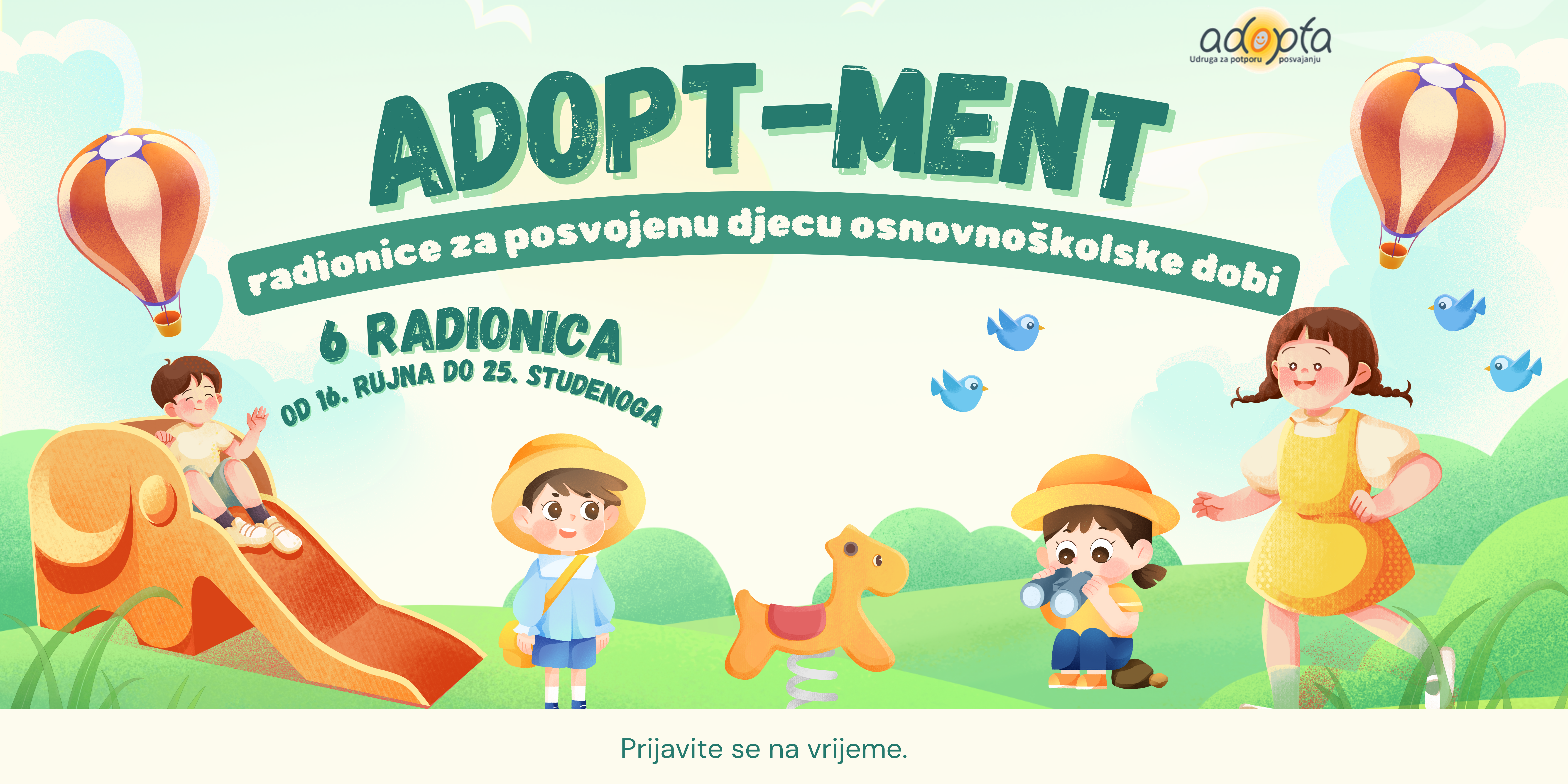 Novi ciklus Adoptinih radionica za posvojenu djecu: Razvoj socijalno-emocionalnih vještina kroz razgovor, grupni rad i igru