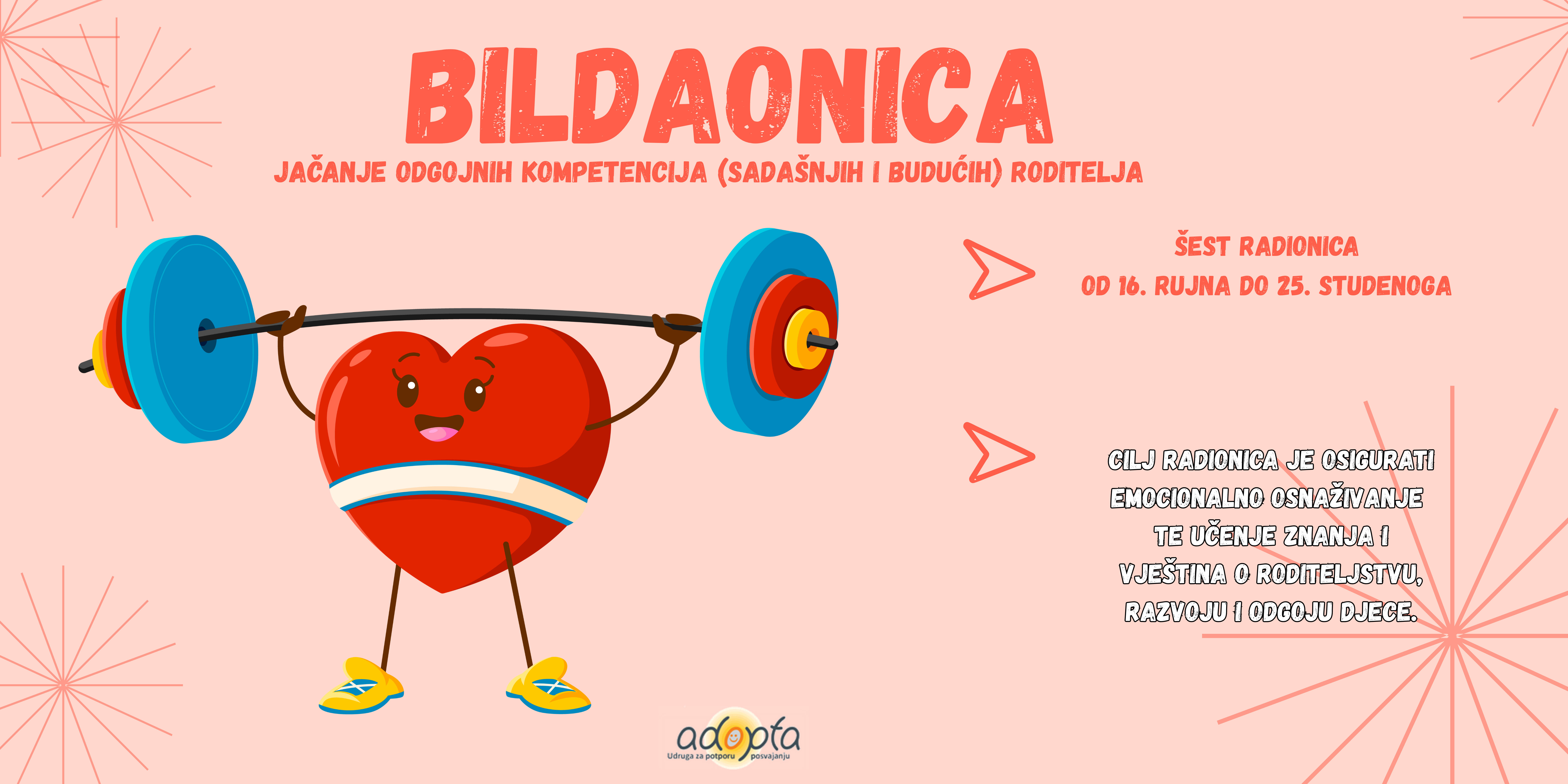 Nova Bildaonica: Adopta započinje ciklus radionica za jačanje odgojnih kompetencija