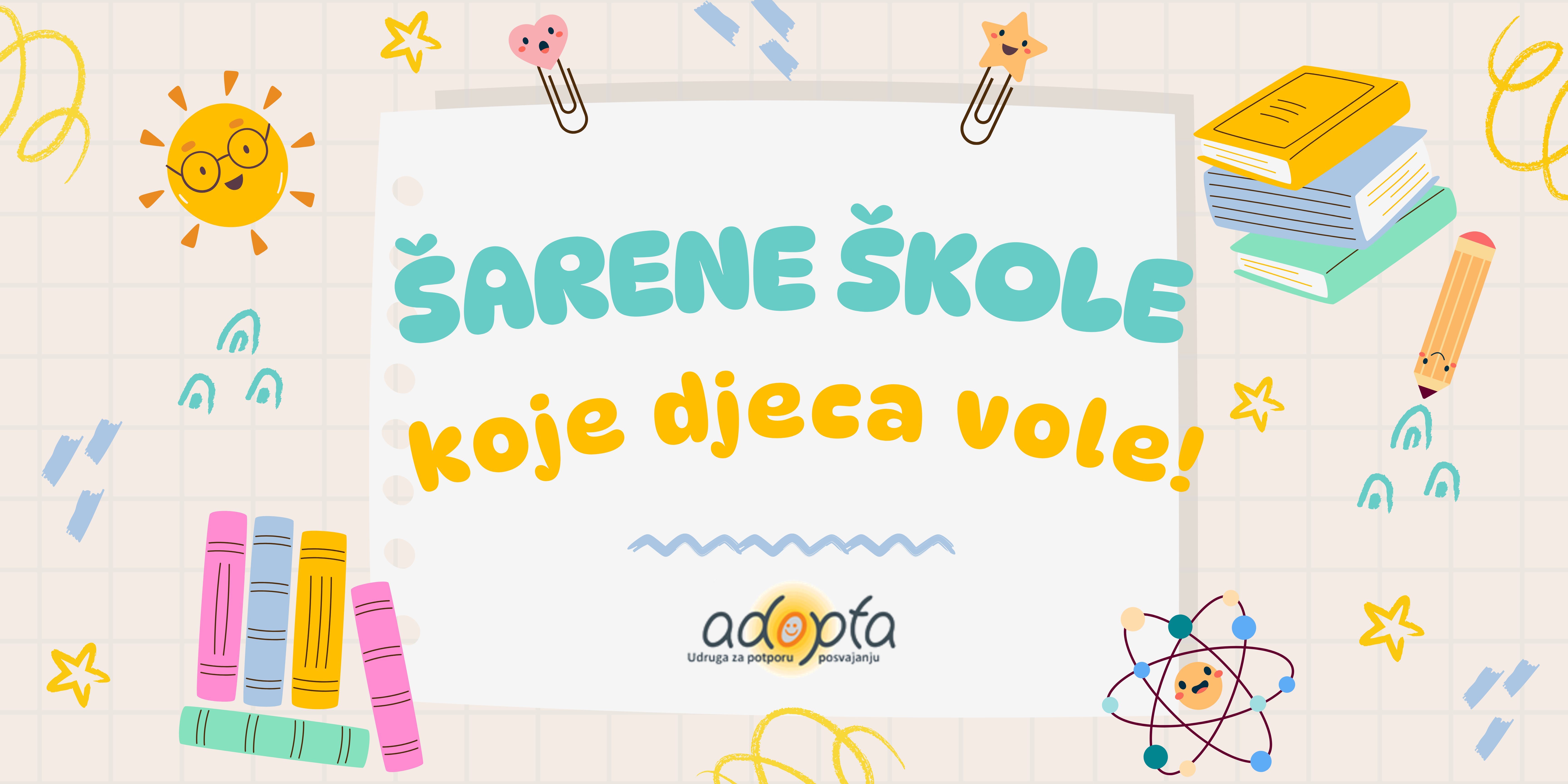 Adoptin projekt "Šarene škole koje djeca vole!"